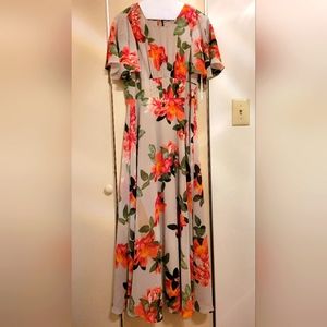 Calvin Klein floral flowy dress
